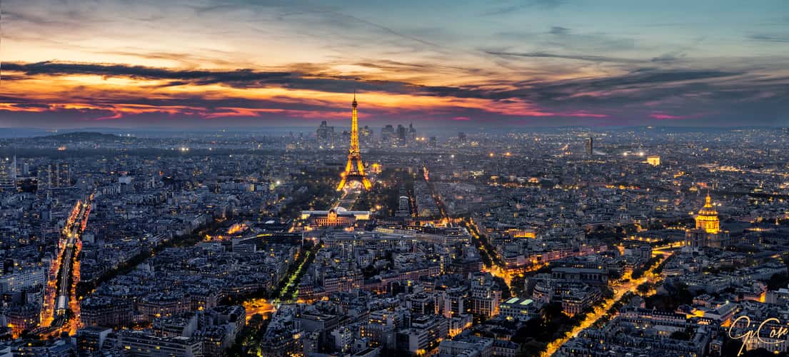 56th floor of Tour Montparnasse (indoors 1 floor below), Paris