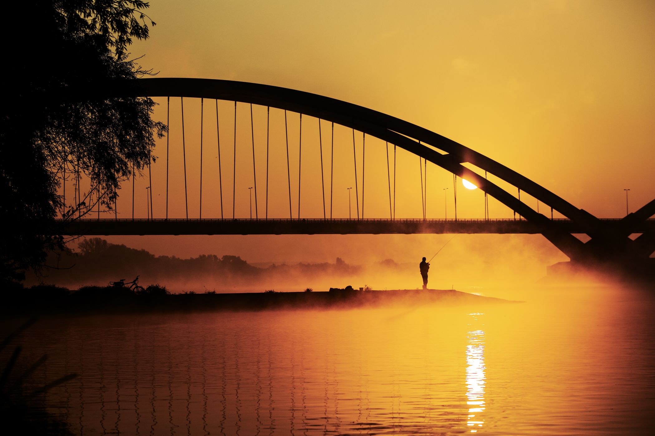 Torun, Vistula river, Poland