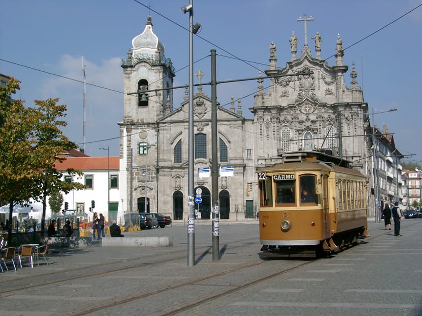 Tram route, Portugal