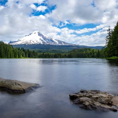 Trillium Lake Mount Hood, USA