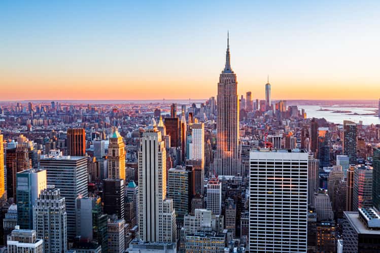 View from “Top of the Rock“, New York City