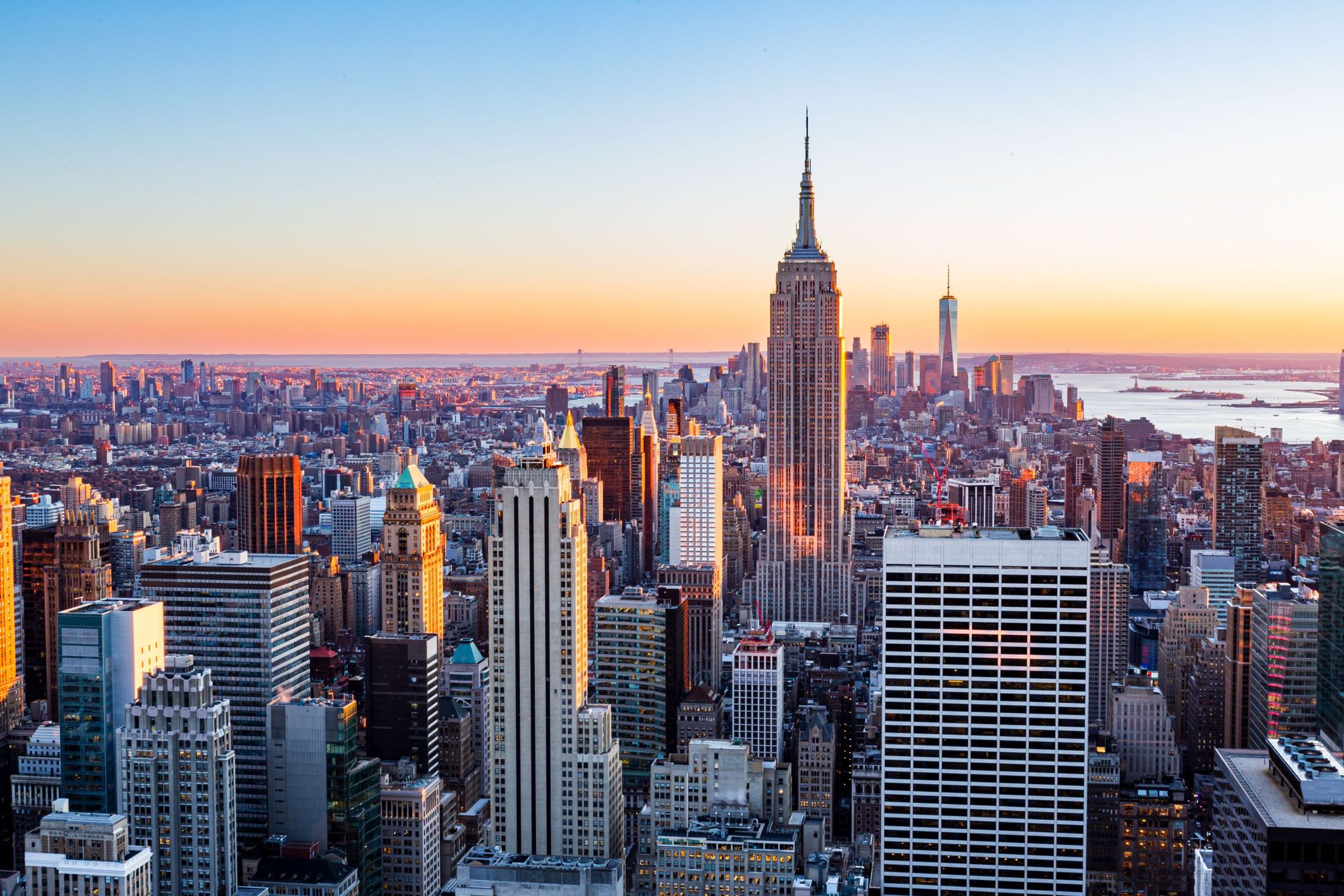 View from “Top of the Rock“, New York City, USA