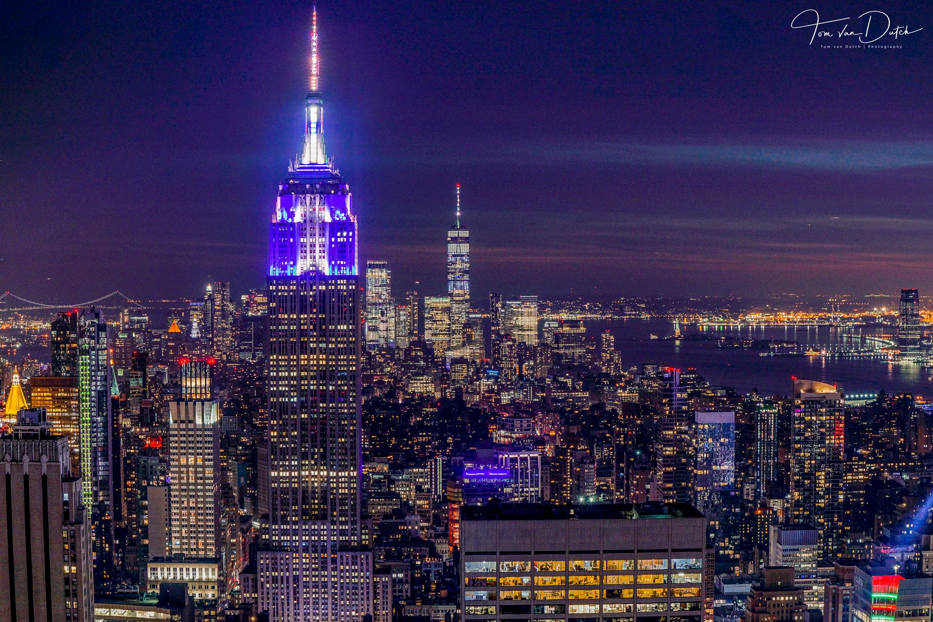 View from “Top of the Rock“, New York City, USA