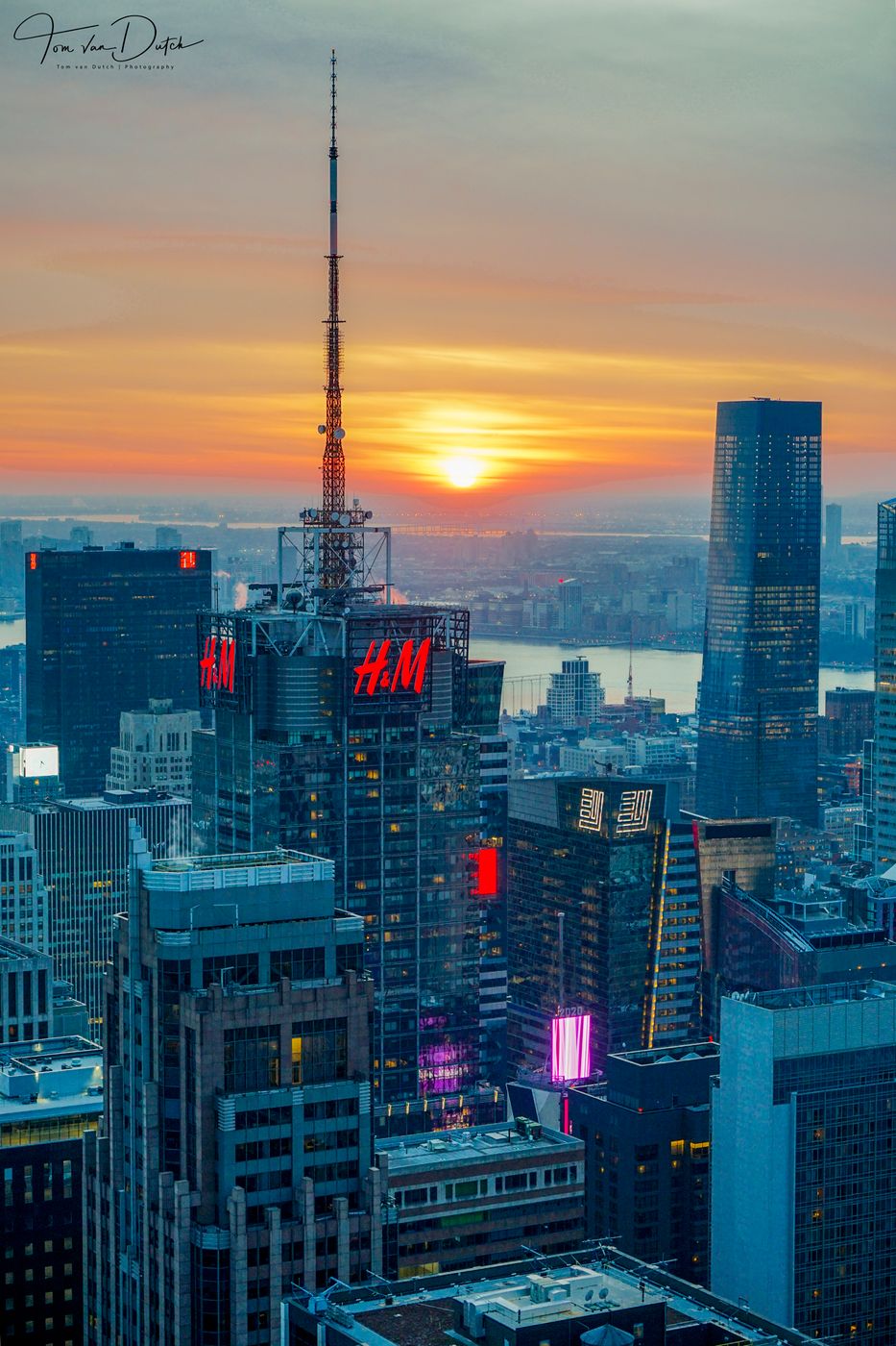 View from “Top of the Rock“, New York City, USA