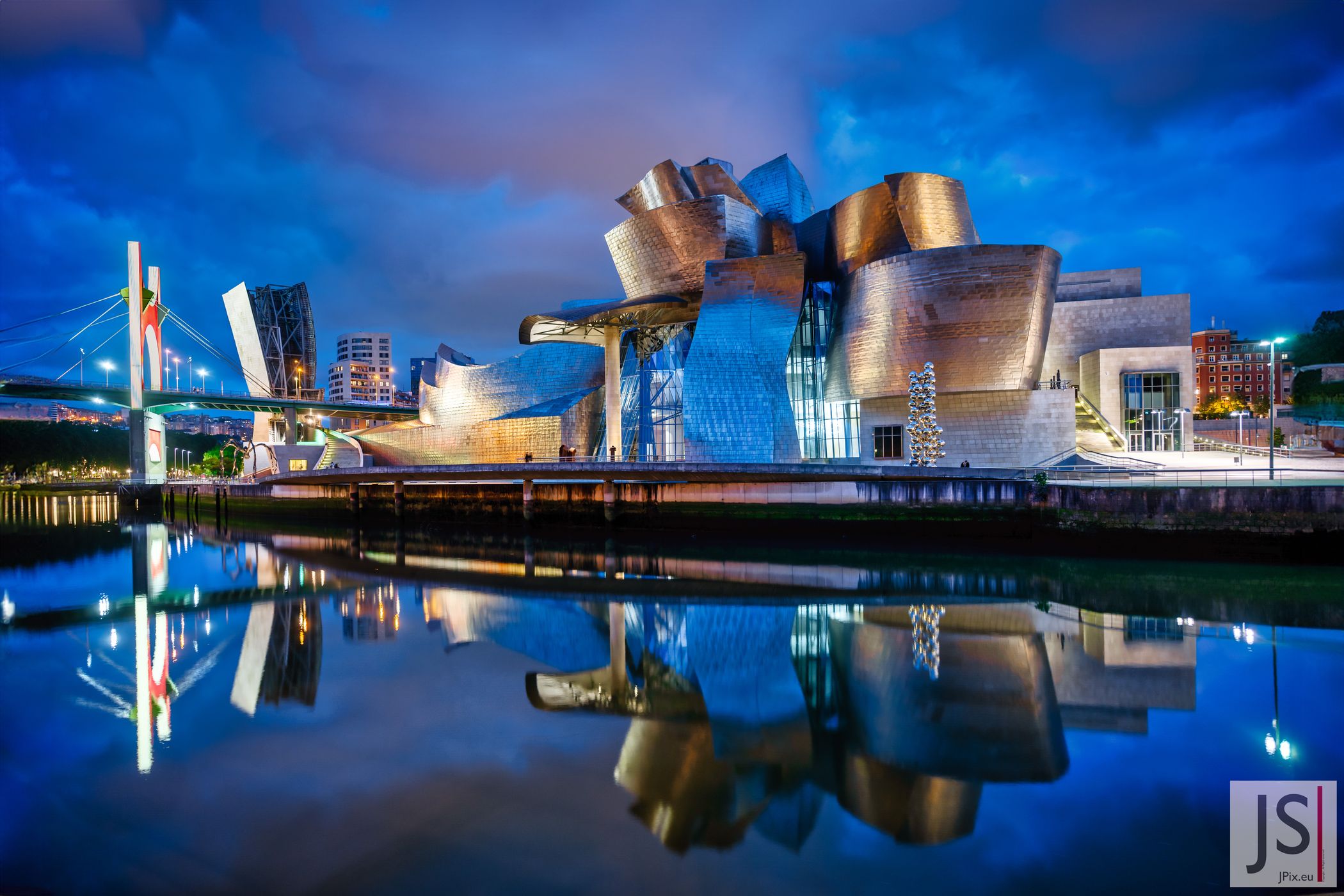 View of Guggenheim Museum, Spain