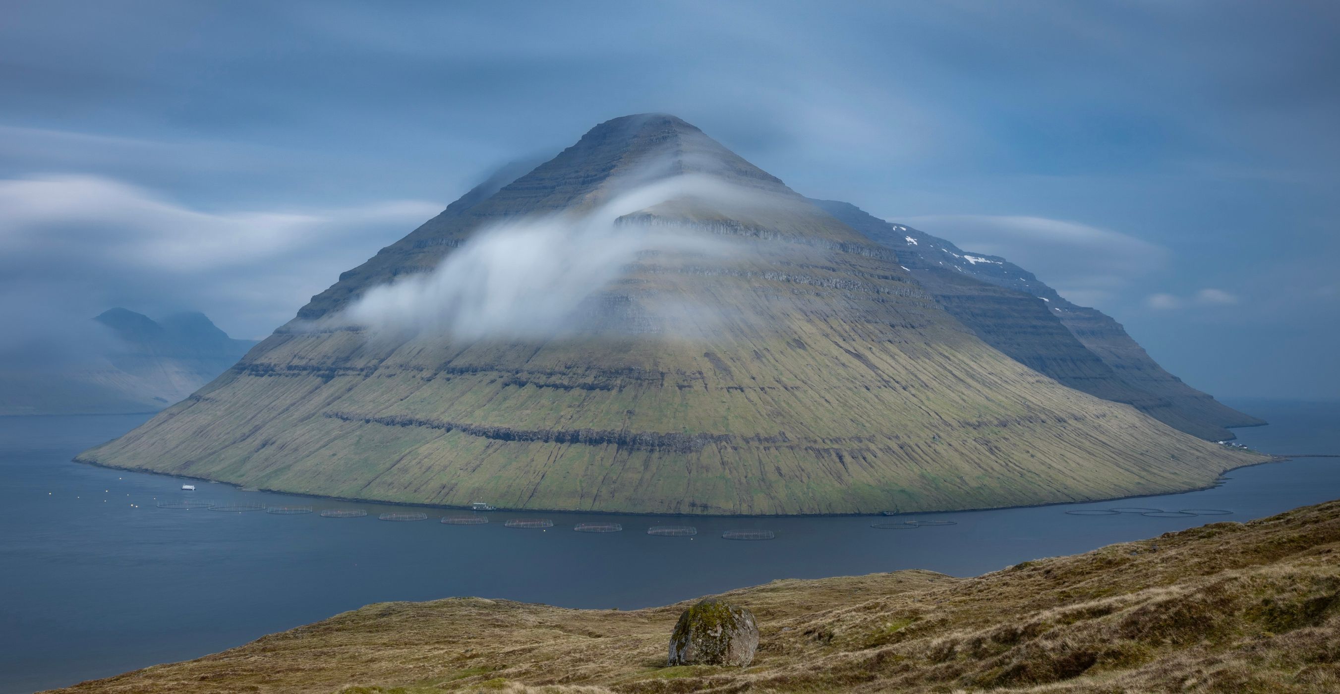 View of Kunoy, Faroe Islands