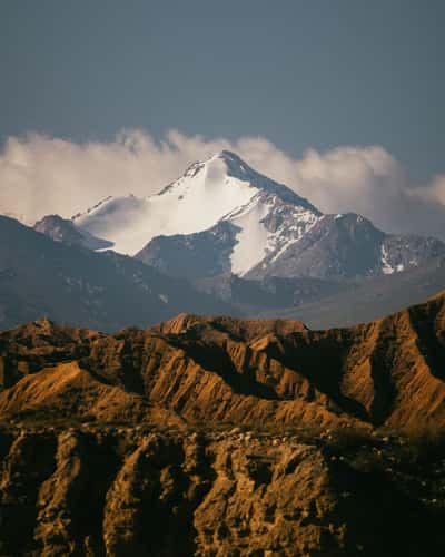 Ak-Sai Canyon from Issyk-Kul Lake