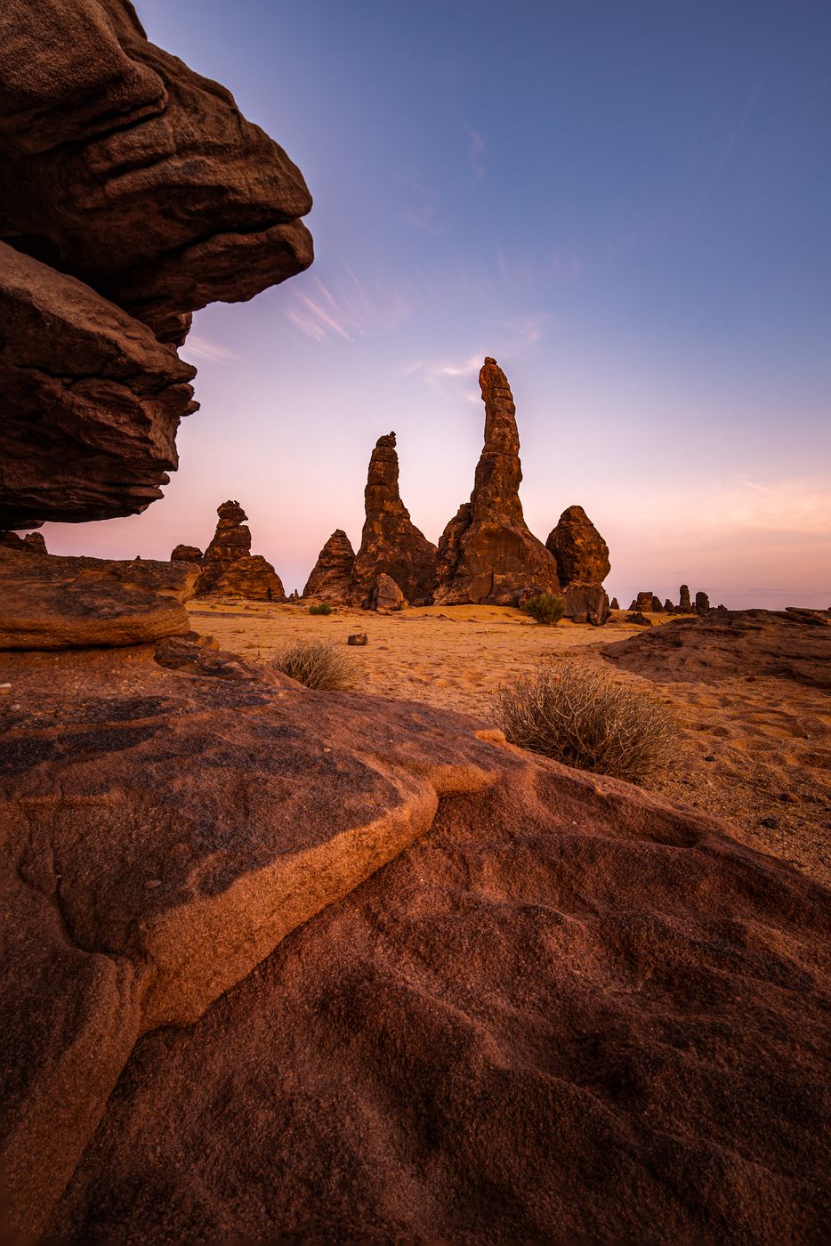 Al Gramil Mountains Alula, Saudi Arabia