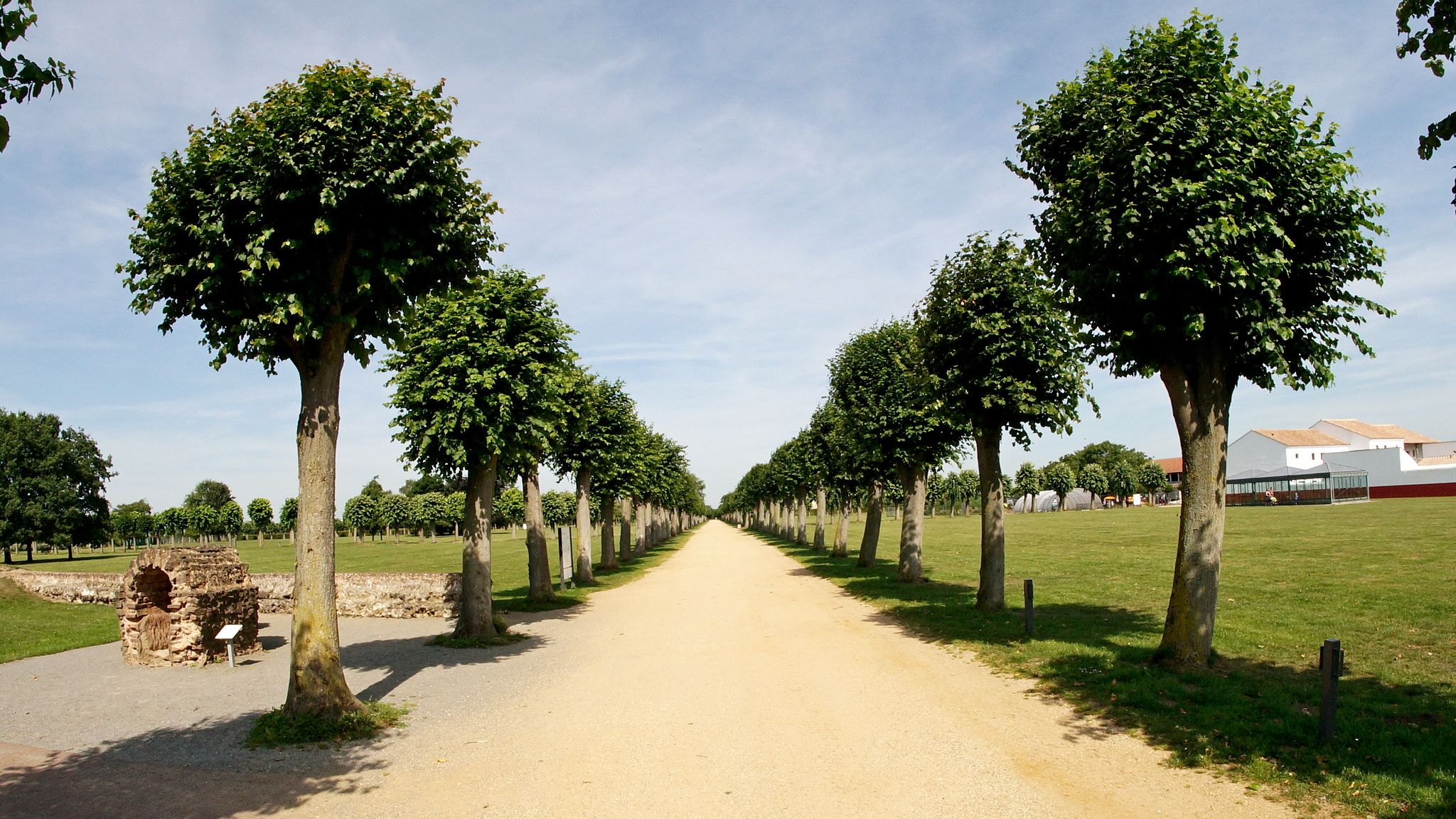 Alley in Xanten, Germany