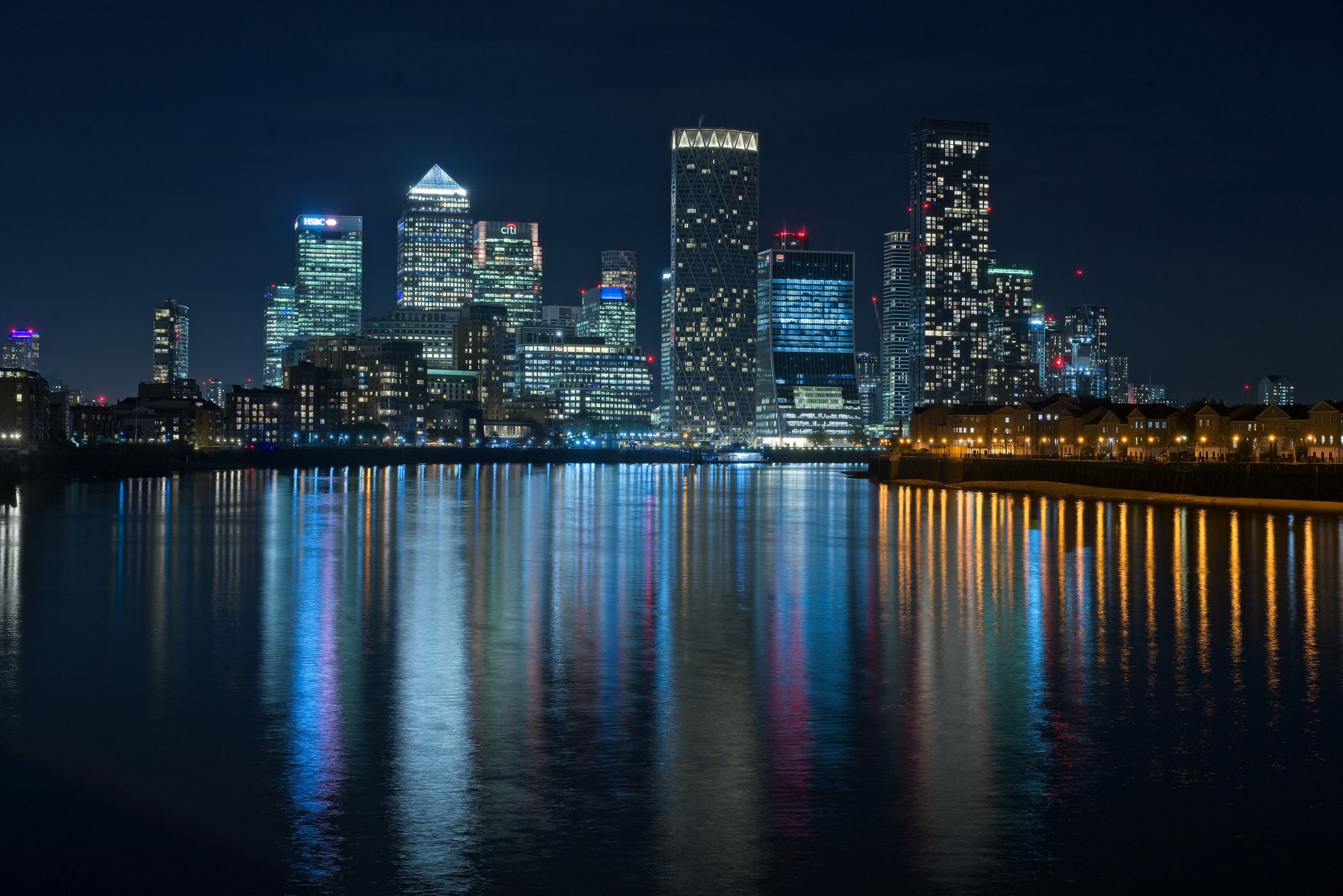 Canary wharf cityscape, London, United Kingdom