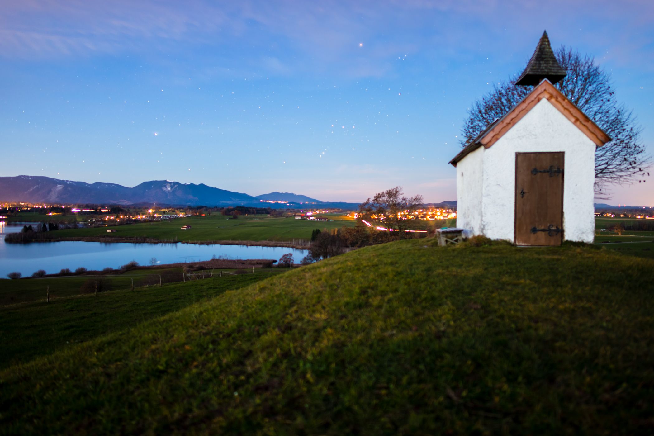 Chapel above Riegsee, Germany