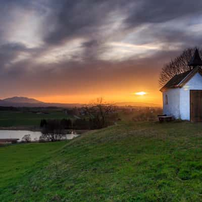 Chapel above Riegsee, Germany