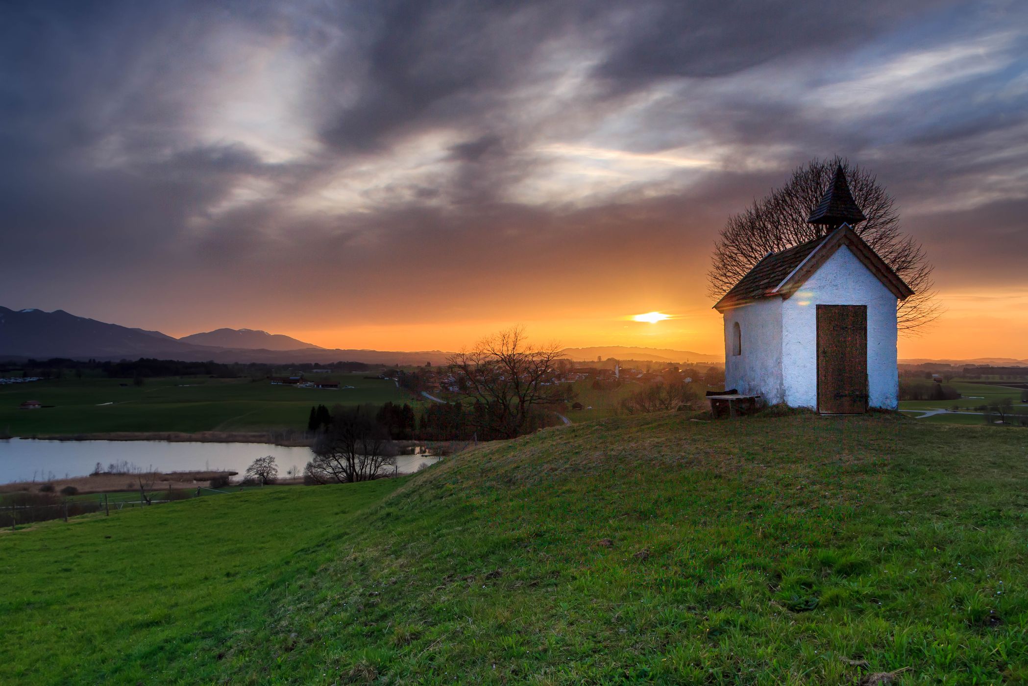 Chapel above Riegsee, Germany