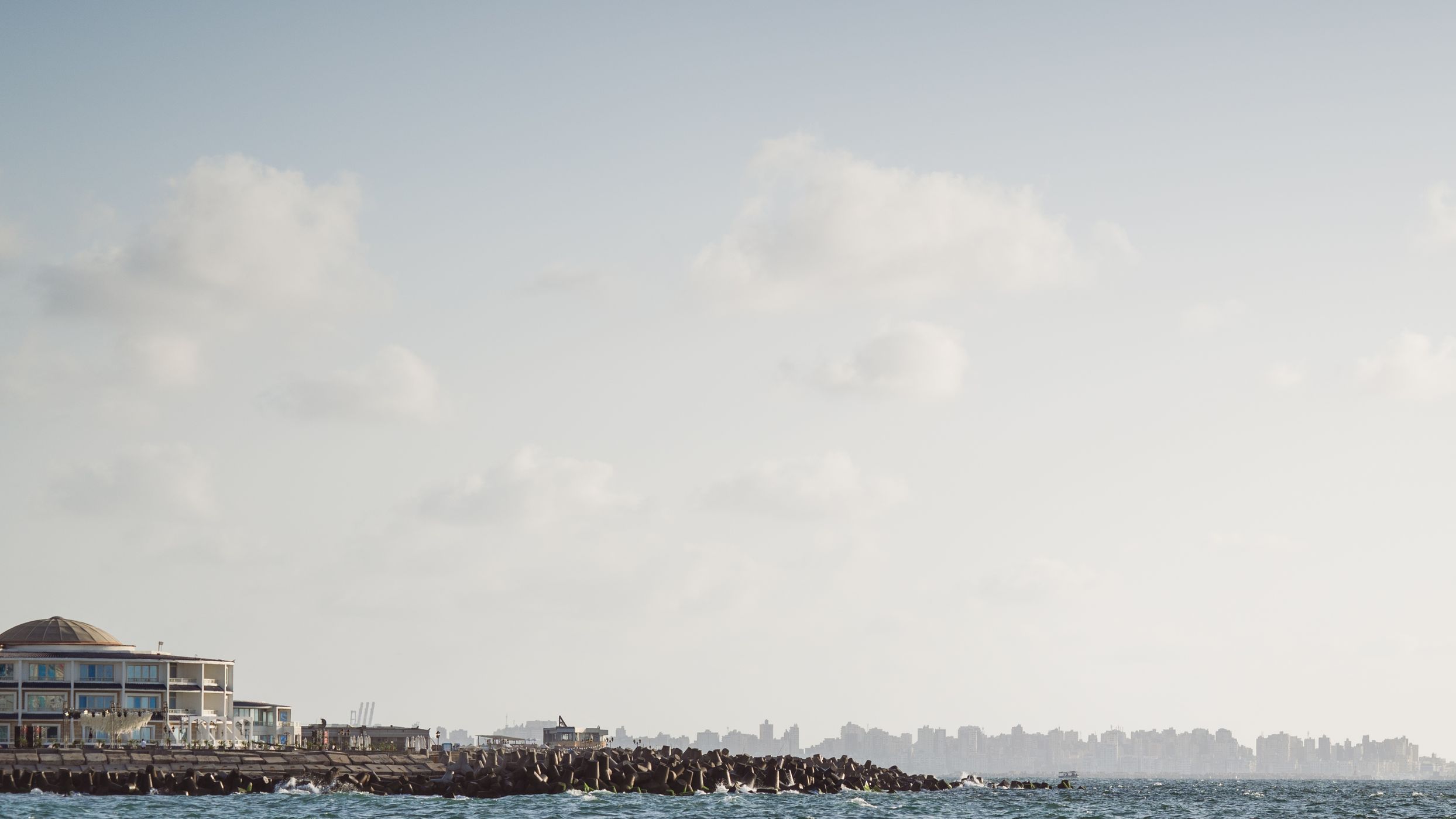 Cityscape of Alexandria, Egypt