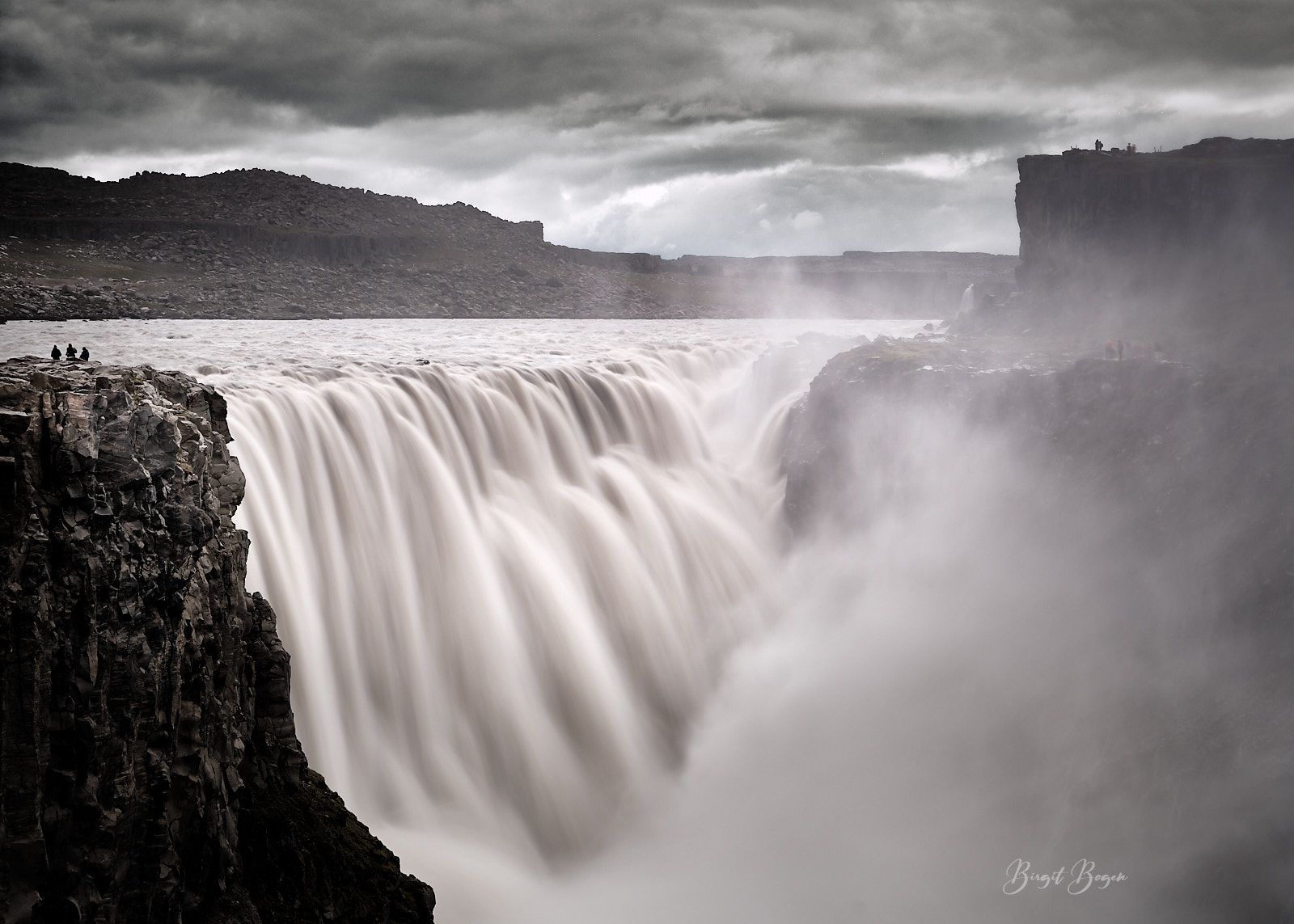 Dettifoss, from the East side, Iceland