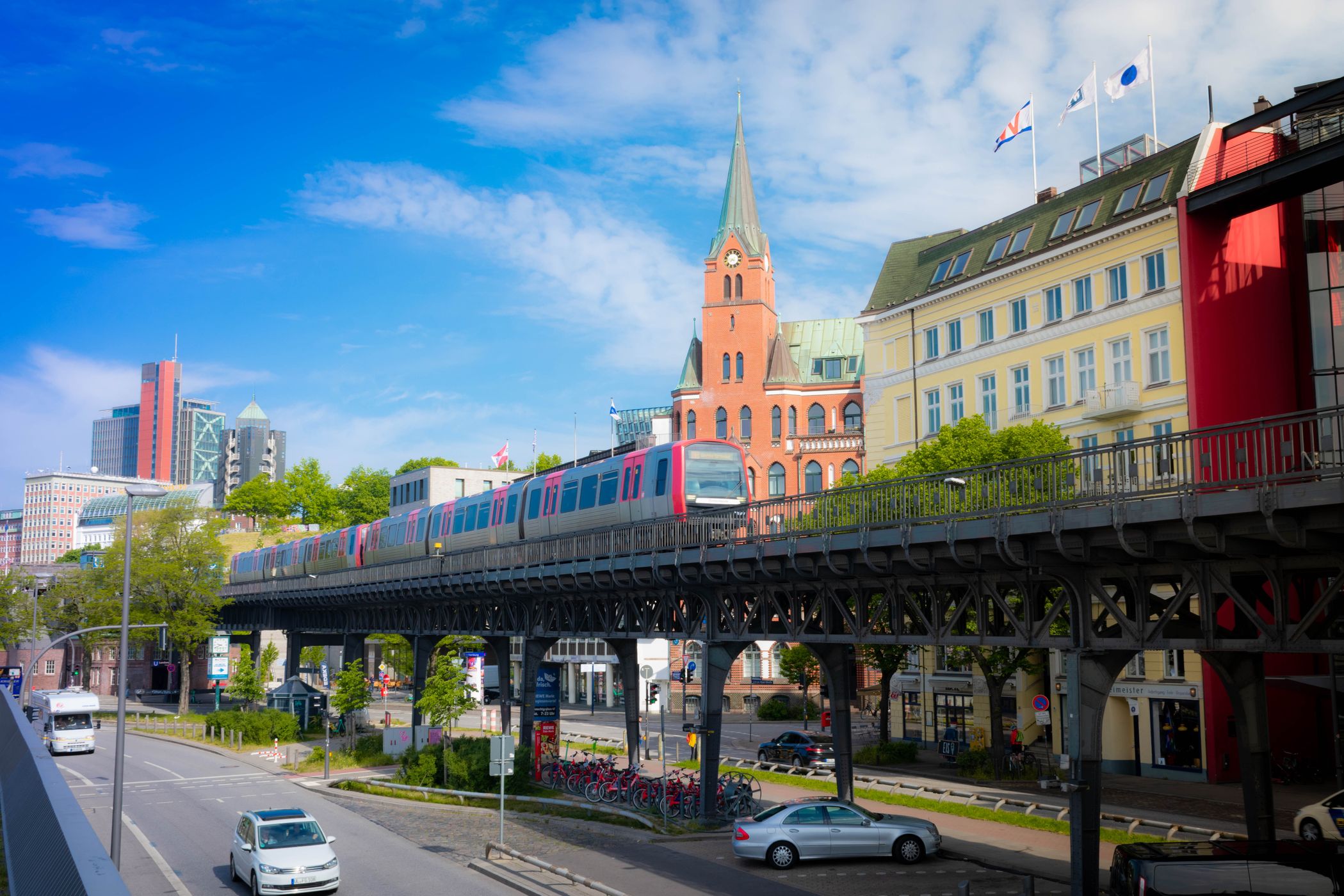 Elbpromenade, Hamburg, Germany