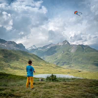 Flight at Lac Verney, France