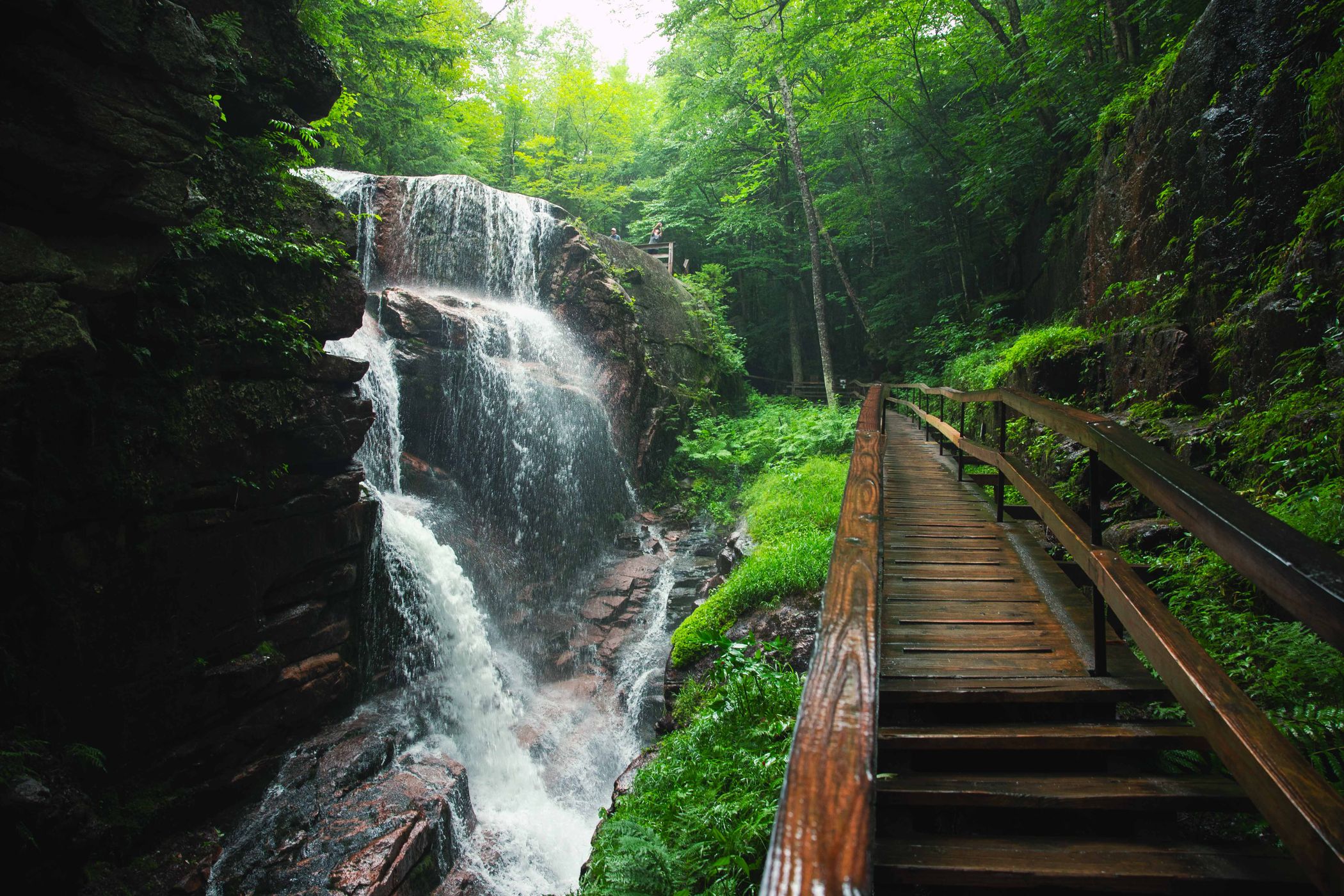 Flume Gorge Avalanche Falls, USA
