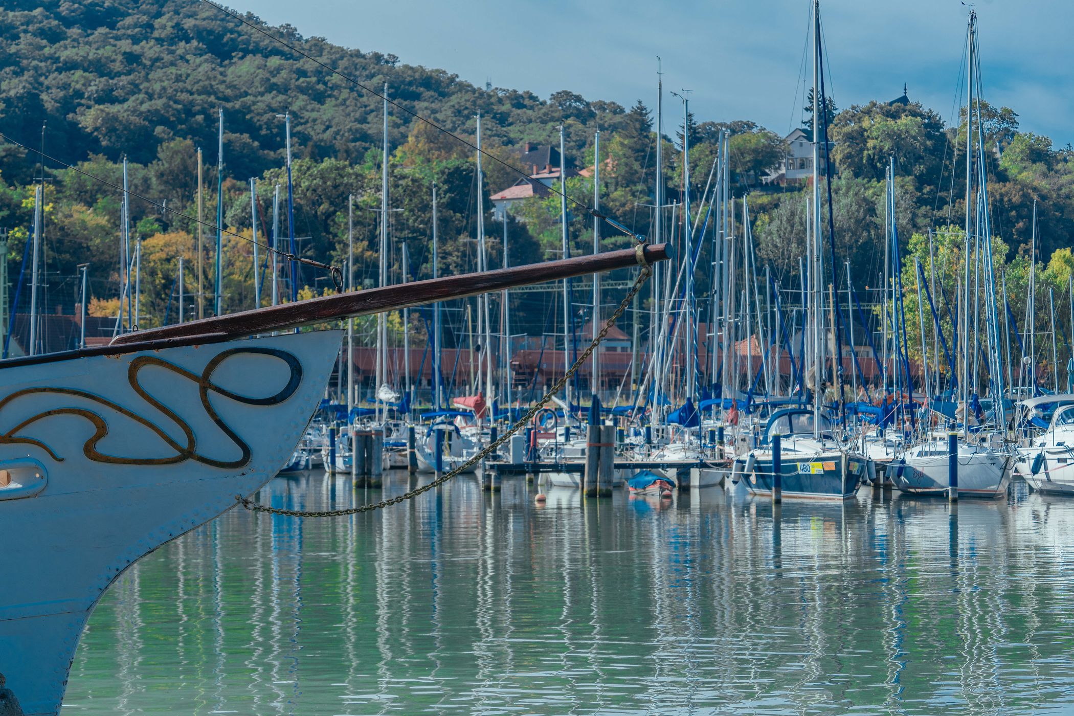 Fonyód harbour, Hungary
