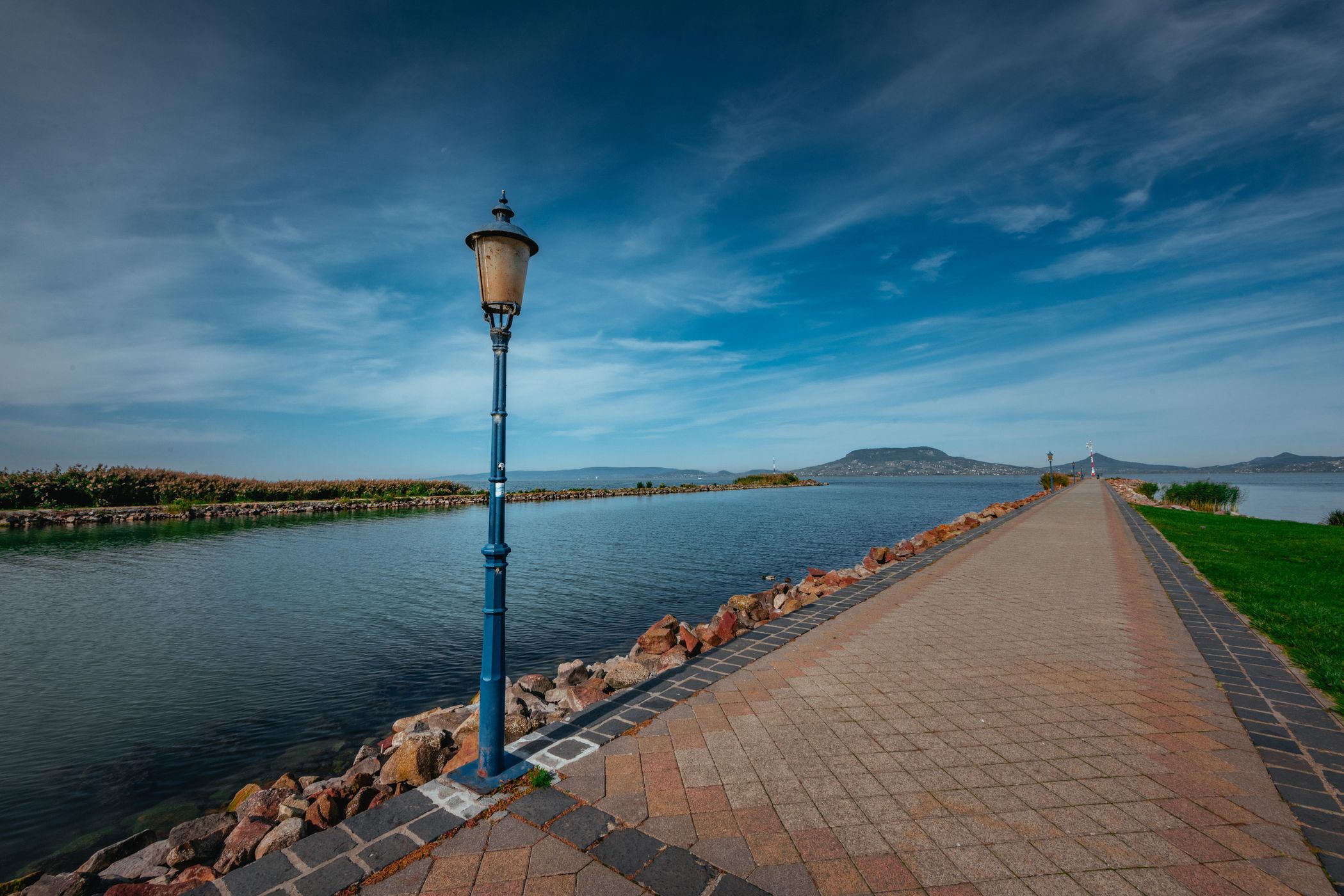Fonyód harbour, Hungary