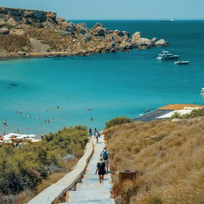 Ghajn Tuffieha bay, Malta