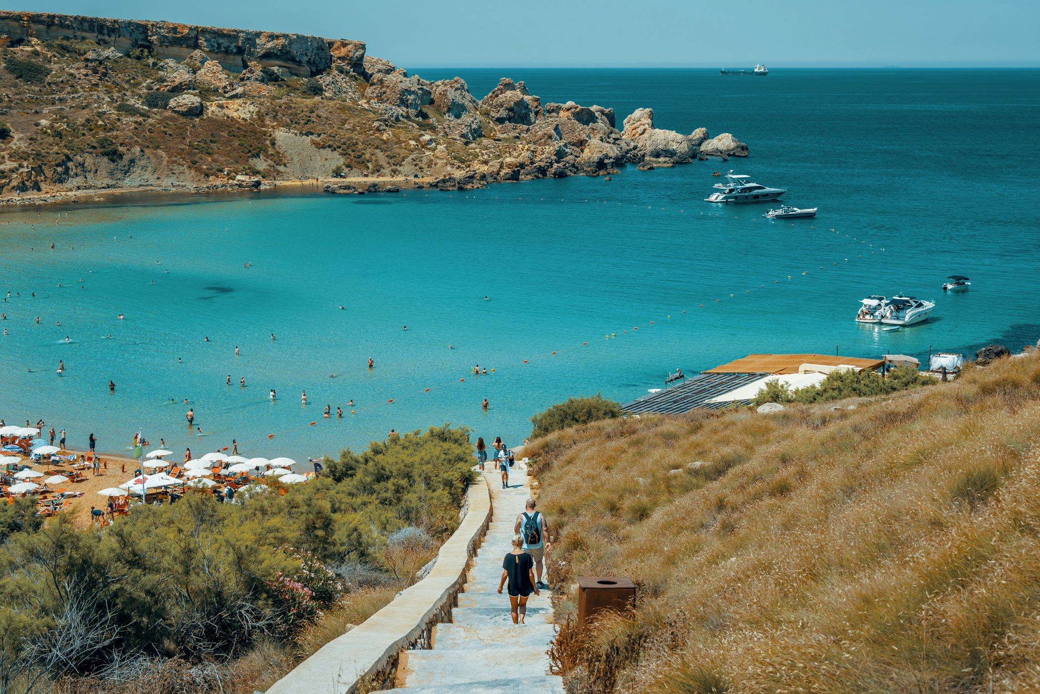 Ghajn Tuffieha bay, Malta
