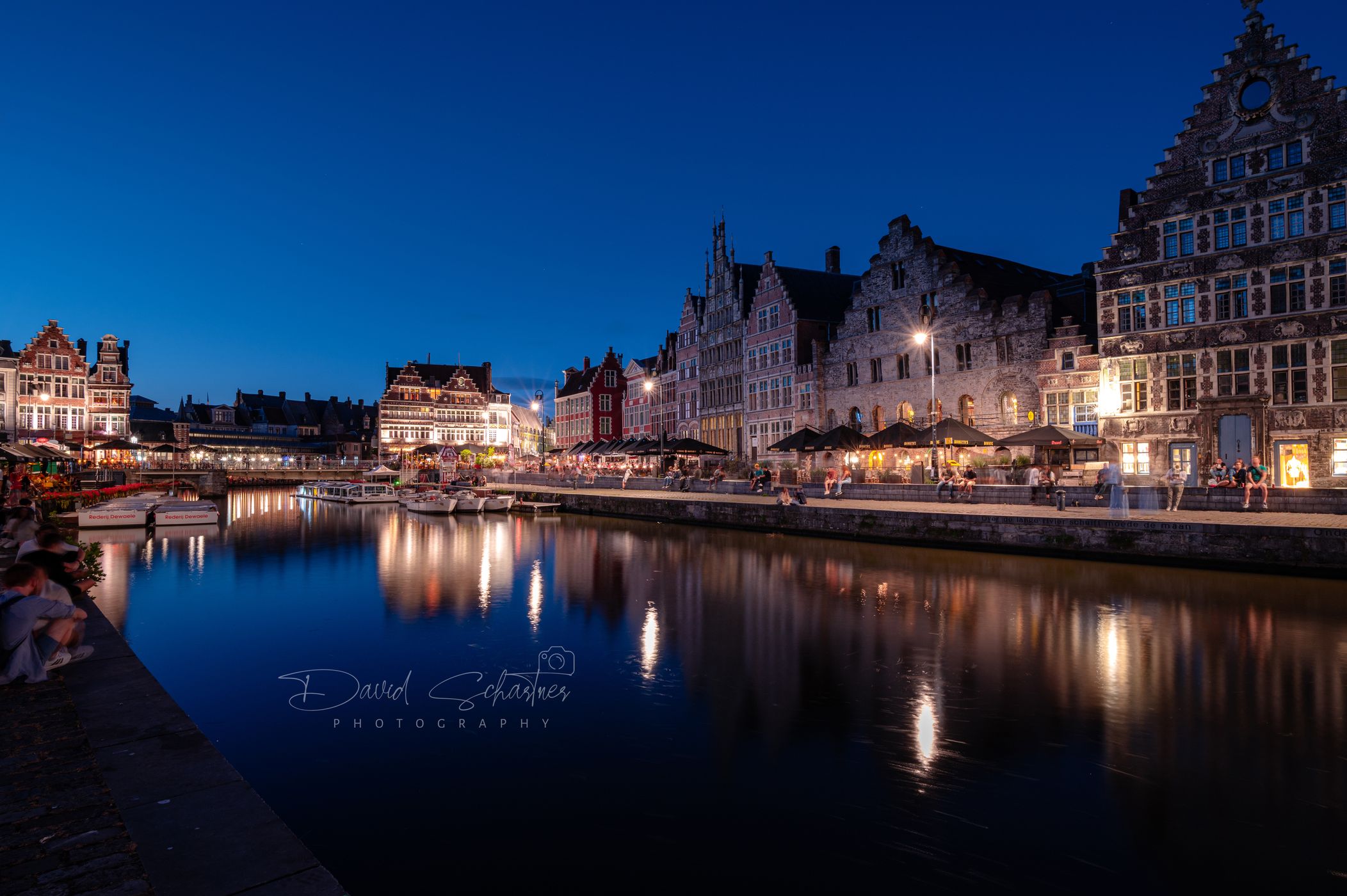 Graslei Gent, Belgium