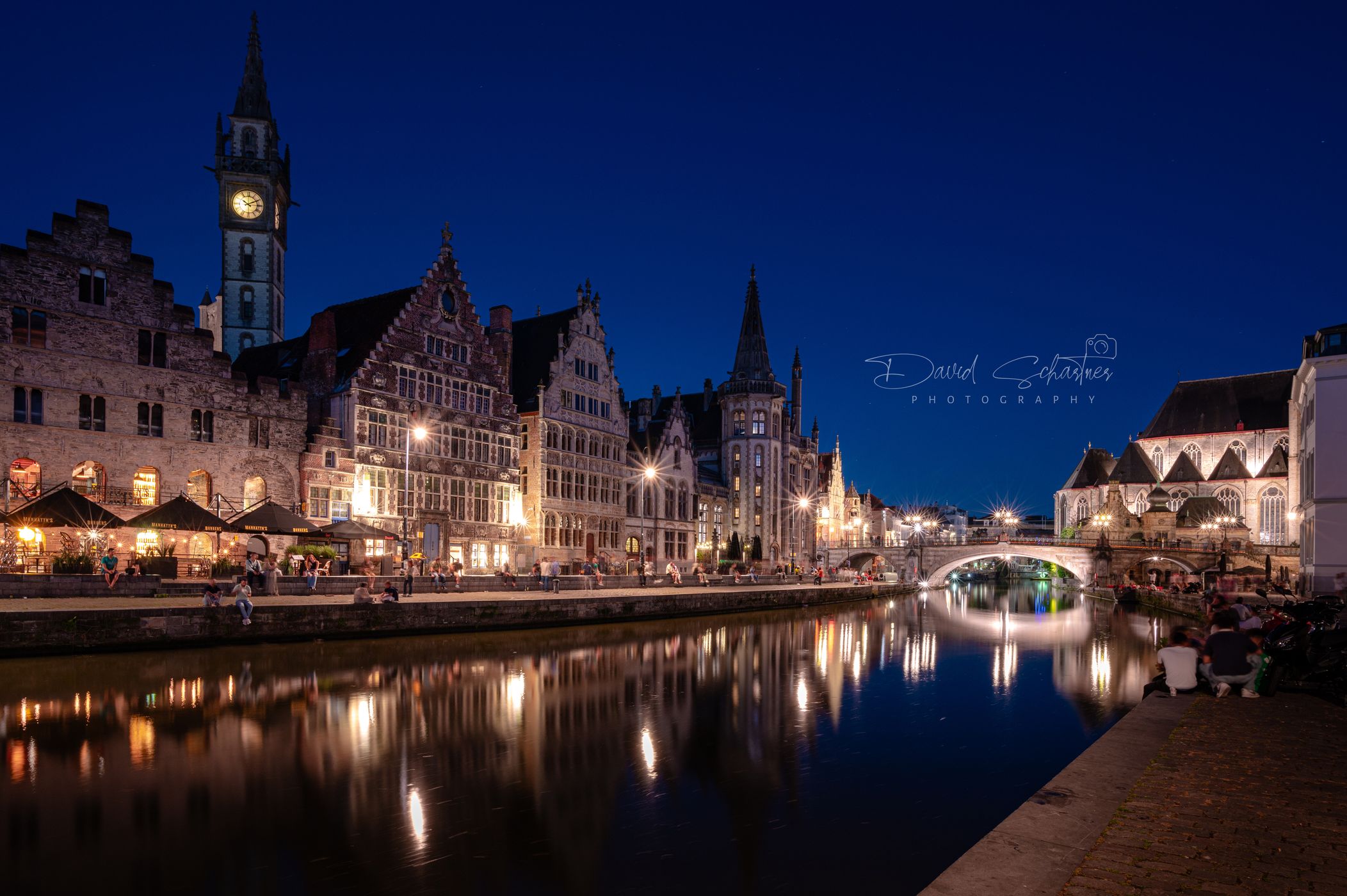 Graslei Gent, Belgium