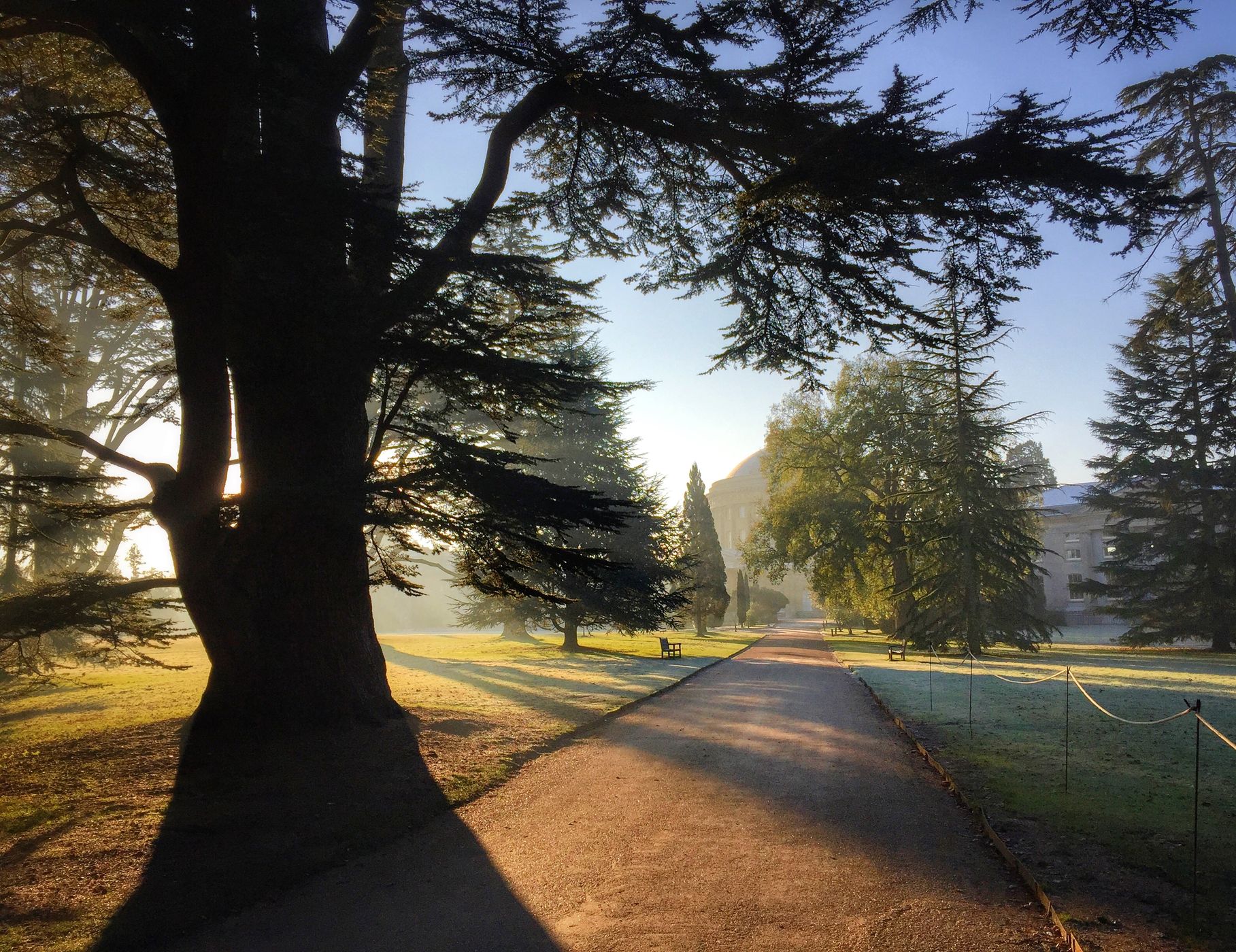 Ickworth House entrance drive, United Kingdom