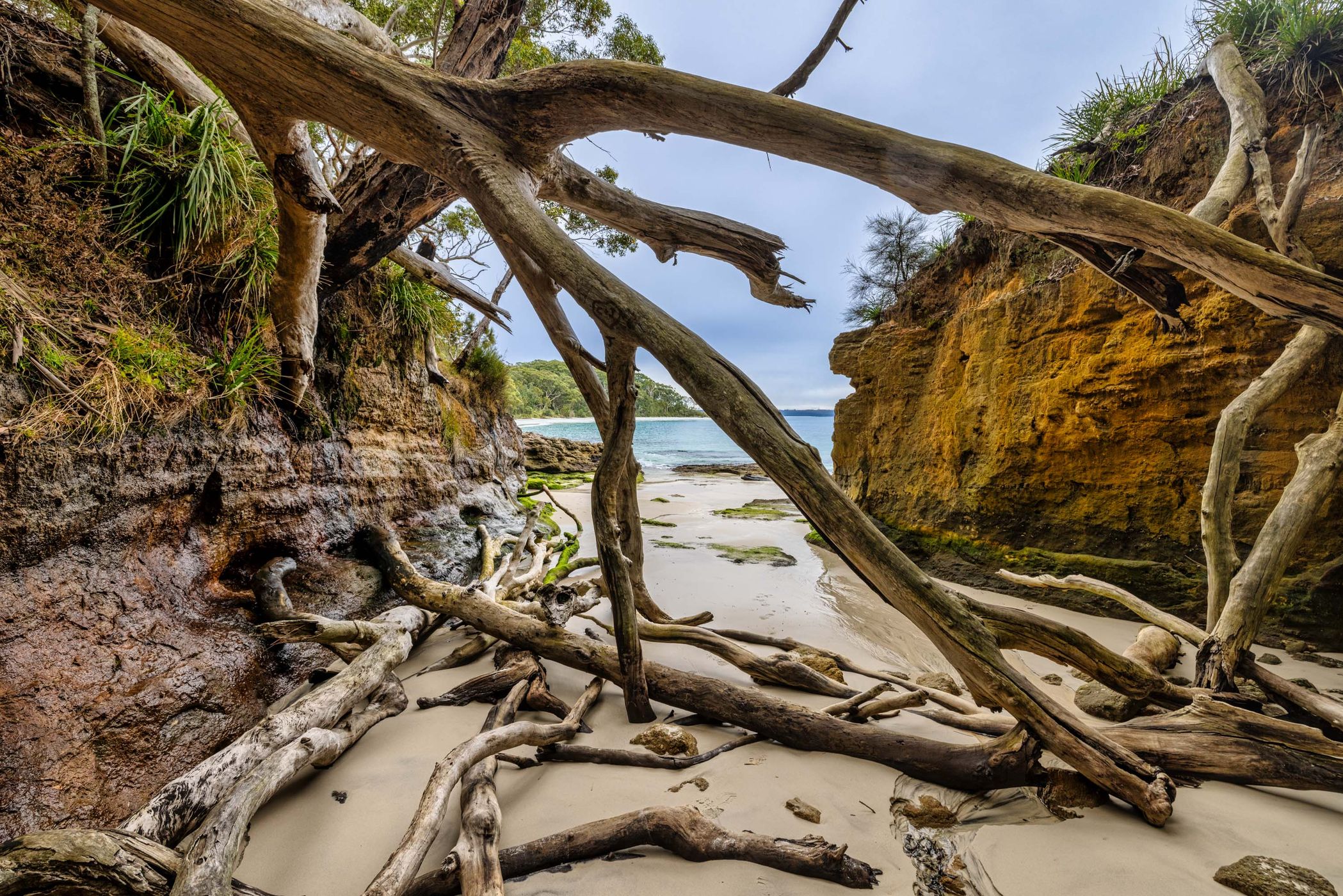 inlet, Murray's Beach Cave, Jervis Bay, New South Wales, Australia