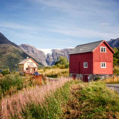 Jøkelfjord and Øksfjord Glacier, Norway