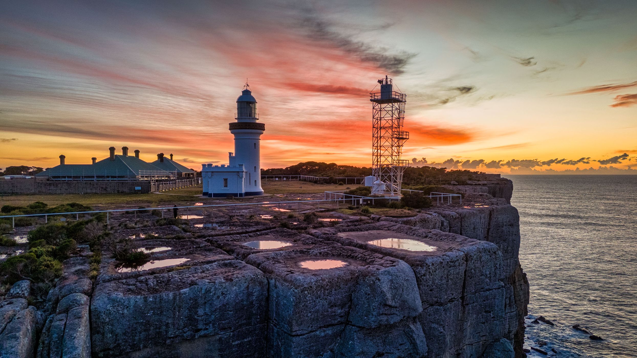 Lighthouse, Point Perpendicular, Jervis Bay, South Coast,NSW, Australia