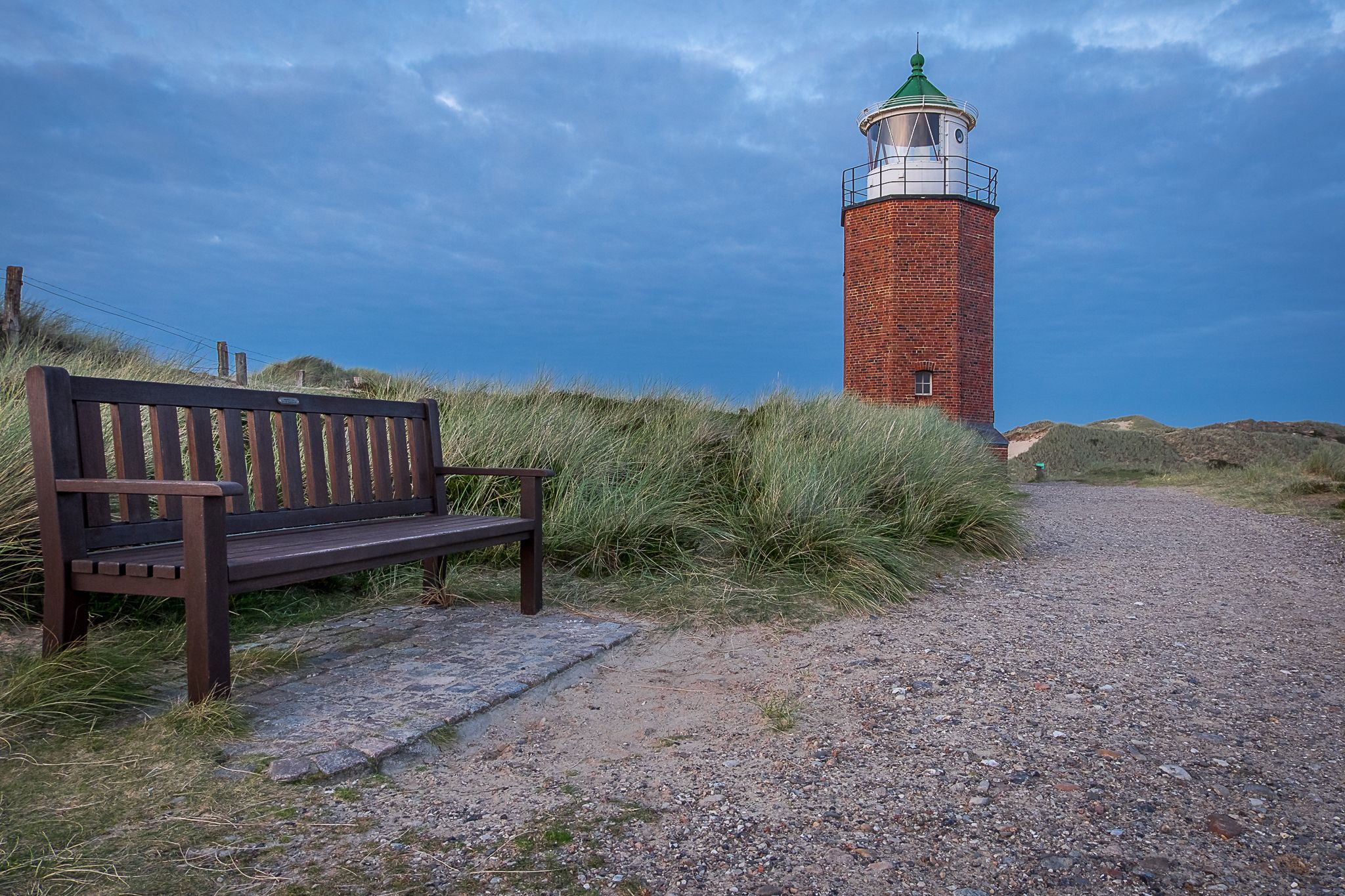 Lighthouse Quermarkenfeuer Rotes Kliff, Kampen, Germany