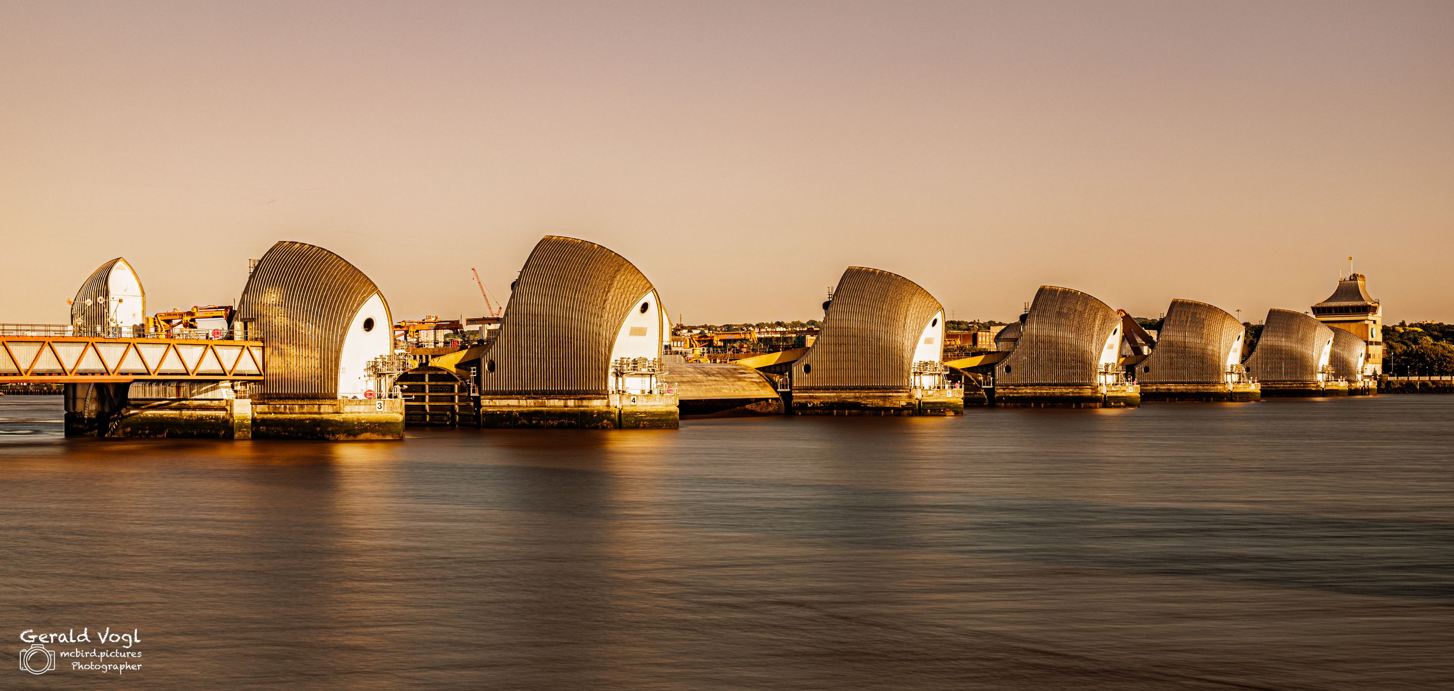 London Thames barrier, United Kingdom