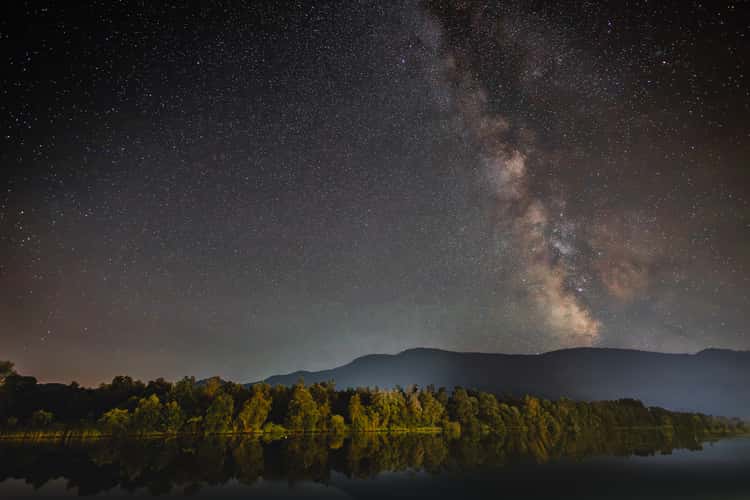 Milky Way on Drina Lake, Mali Zvornik