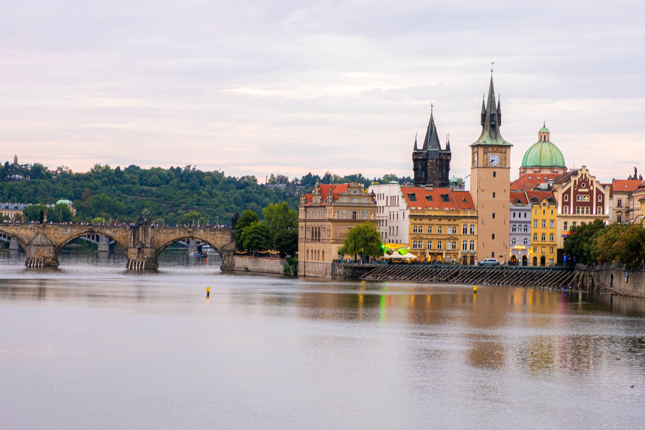 Most Legii over Vltava, Czech Republic