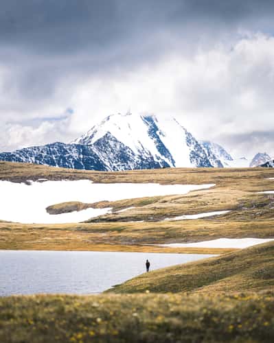 Mountain Lake, Altai Tavan Bogd National Park
