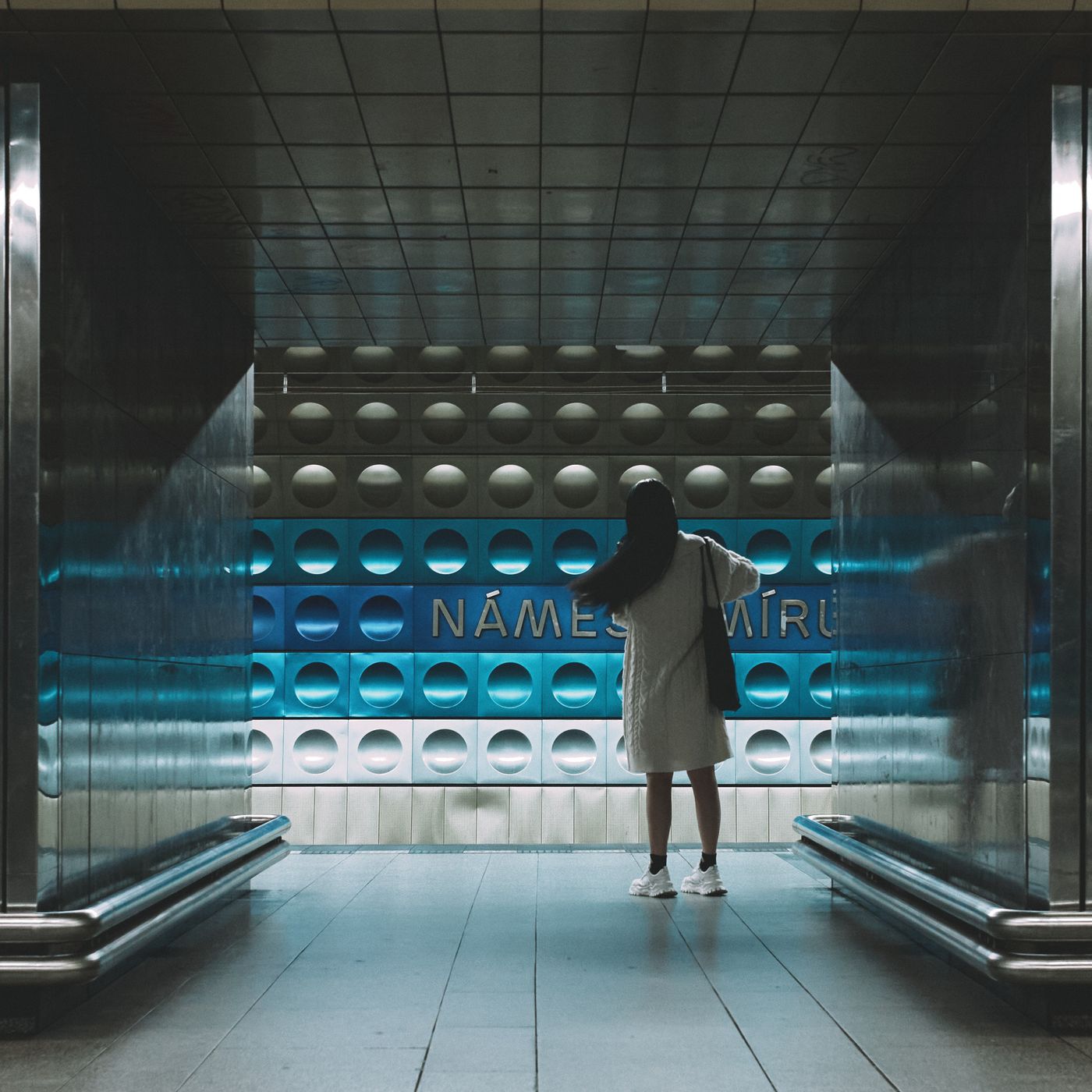 Náměstí Míru Subway Station, Prague, Czech Republic