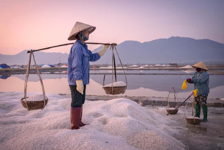 Ninh Hoa - Ninh Diem salt field