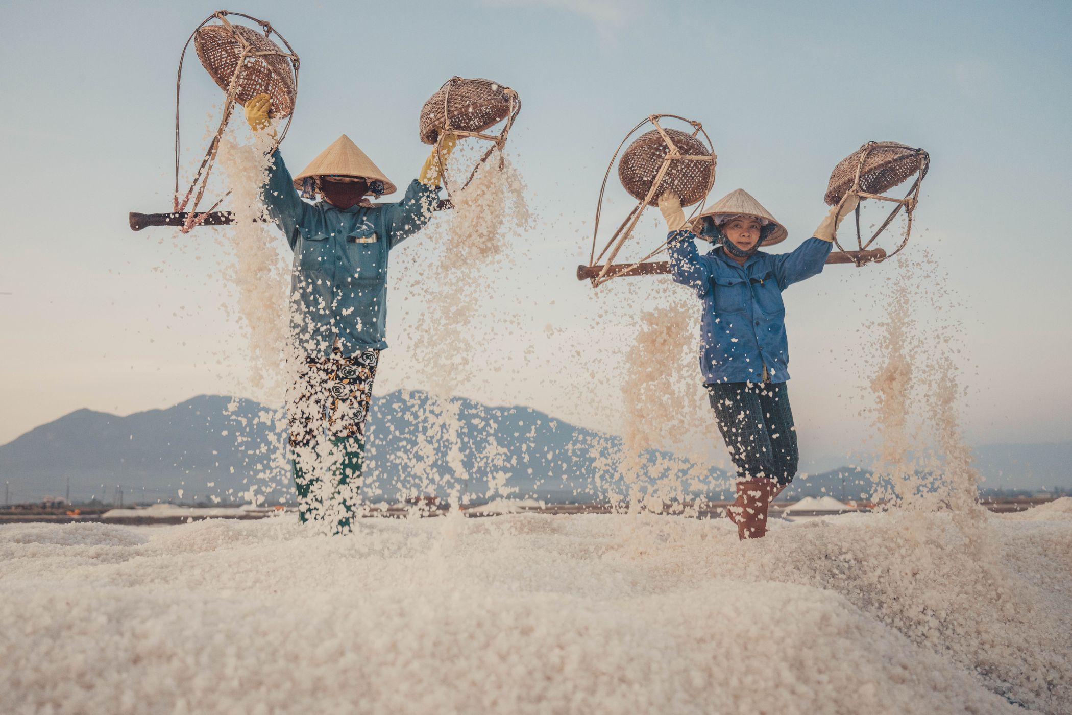 Ninh Hoa - Ninh Diem salt field, Vietnam