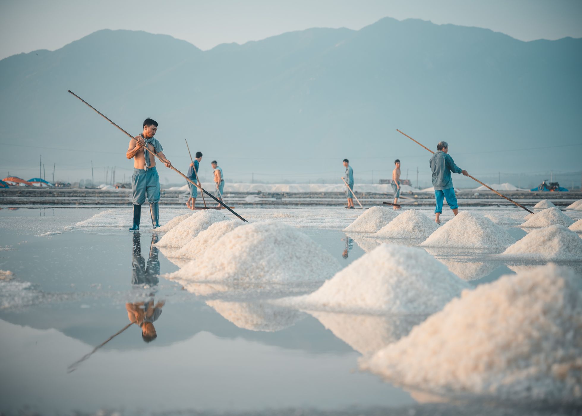 Ninh Hoa - Ninh Diem salt field, Vietnam