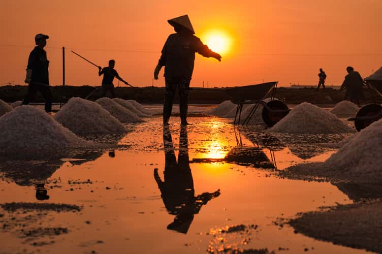 Ninh Hoa - Ninh Diem salt field