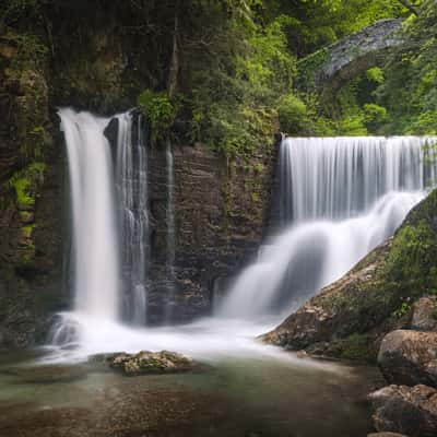 Cascata di Tobi, Parco Val Sanagra, Lake Como, Italy