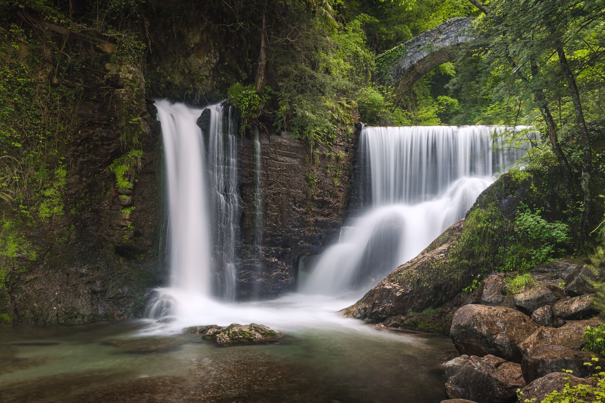 Cascata di Tobi, Parco Val Sanagra, Lake Como, Italy