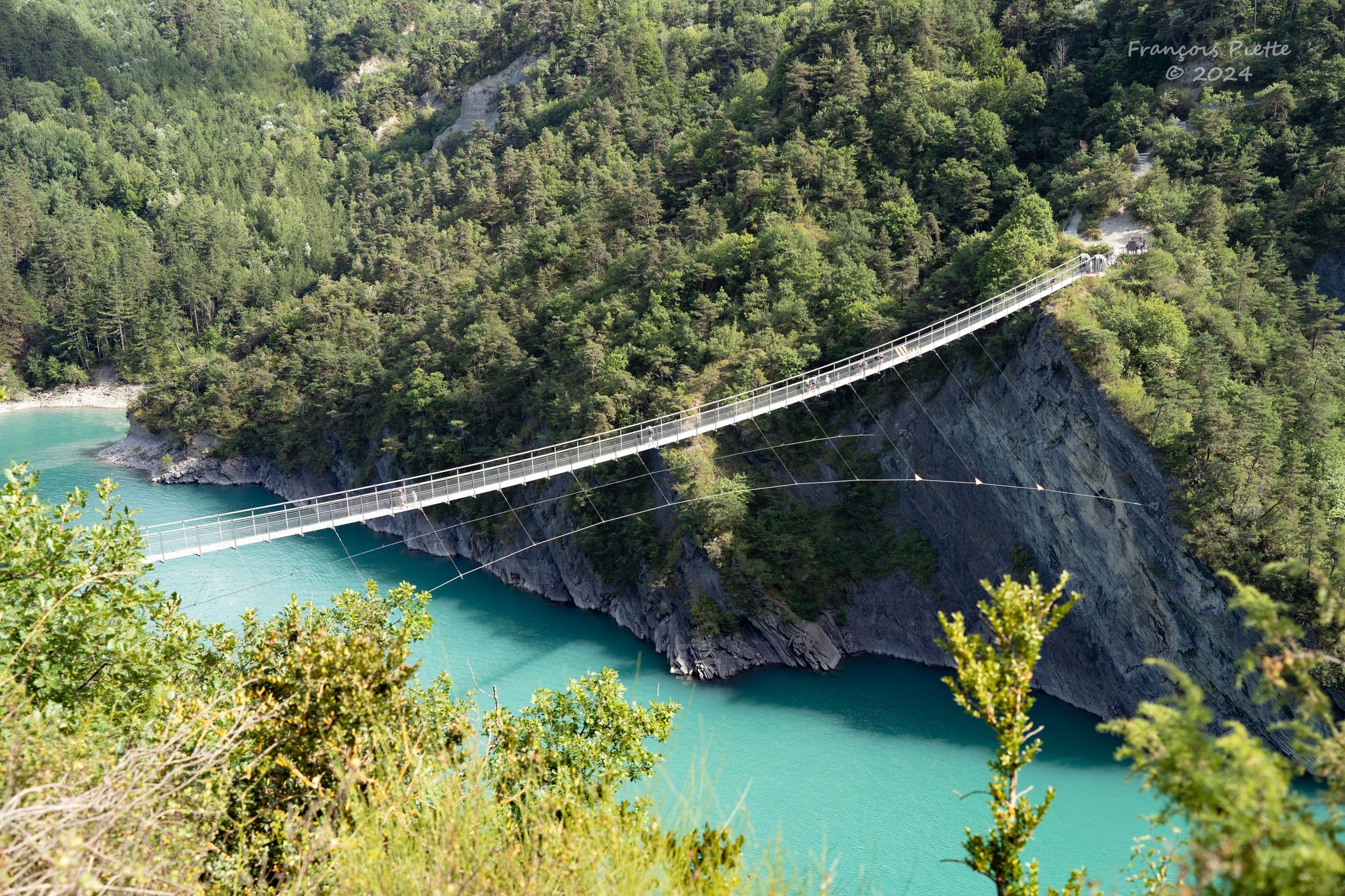Passerelle himalayenne de l'Ébron, France