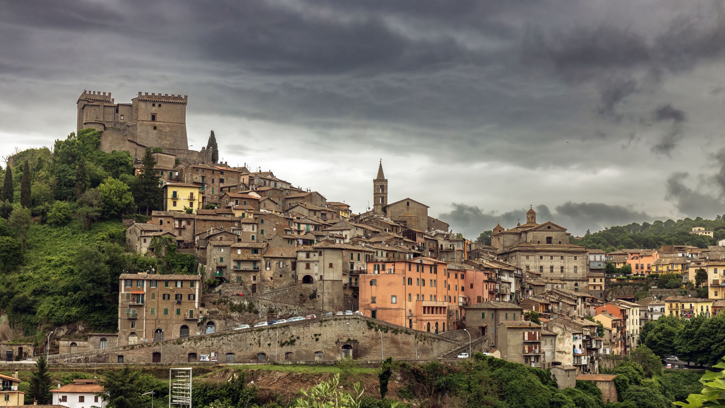 punto panoramico con vista sulla città, Italy