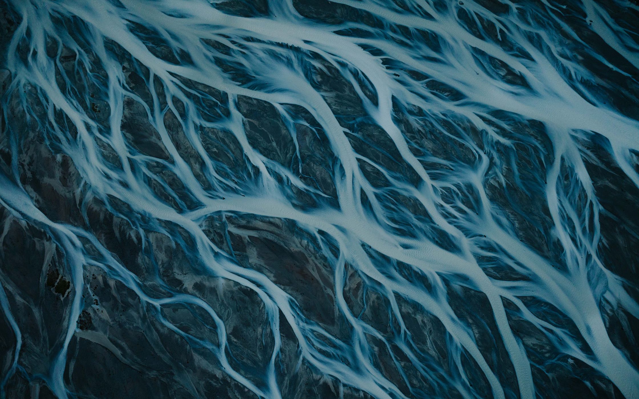 River Veins at Ontor Glacier, Kyrgyz Republic