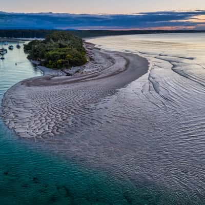 Sand Bar Huskisson, Jervis Bay, South Coast NSW, Australia