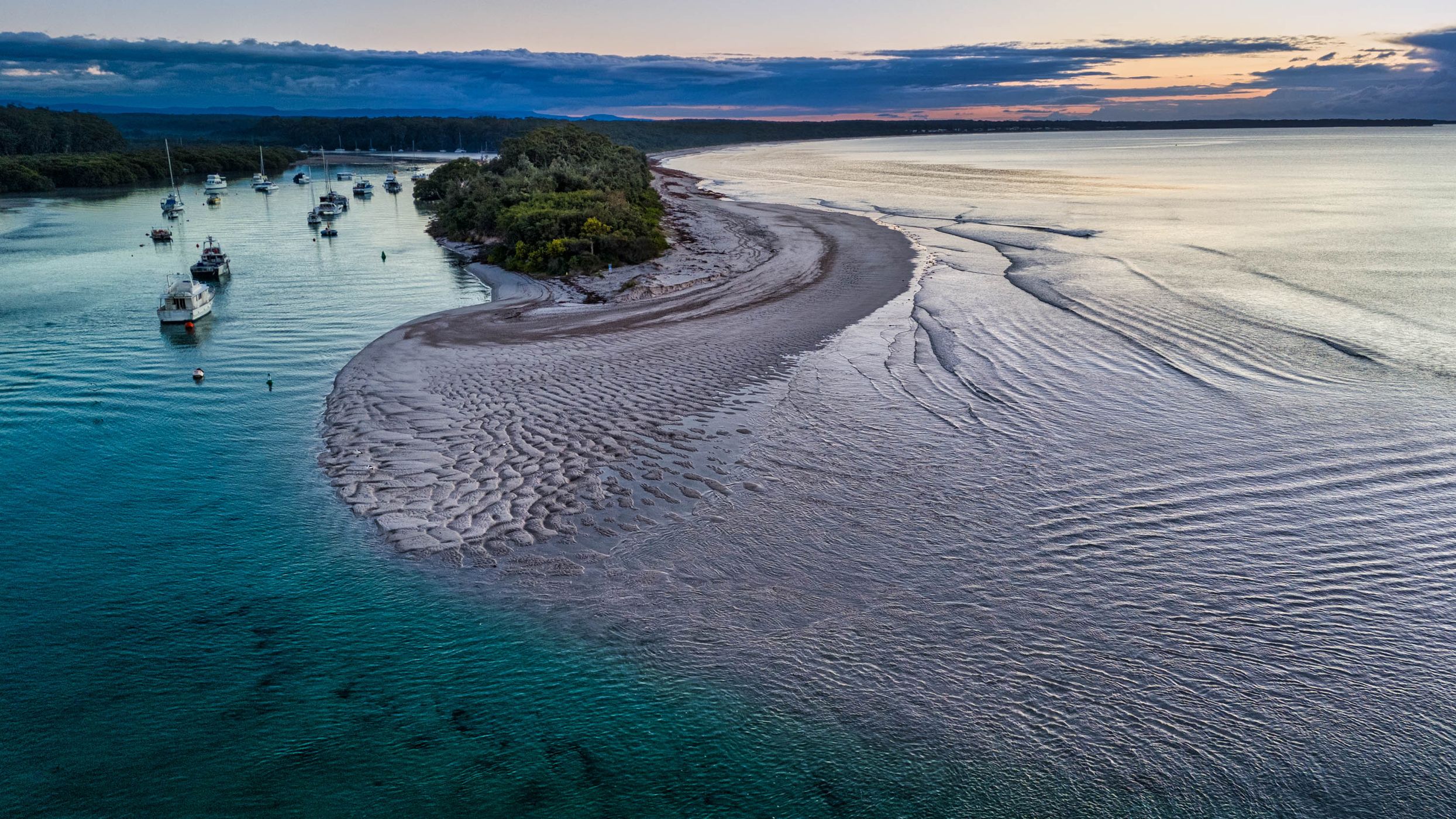 Sand Bar Huskisson, Jervis Bay, South Coast NSW, Australia