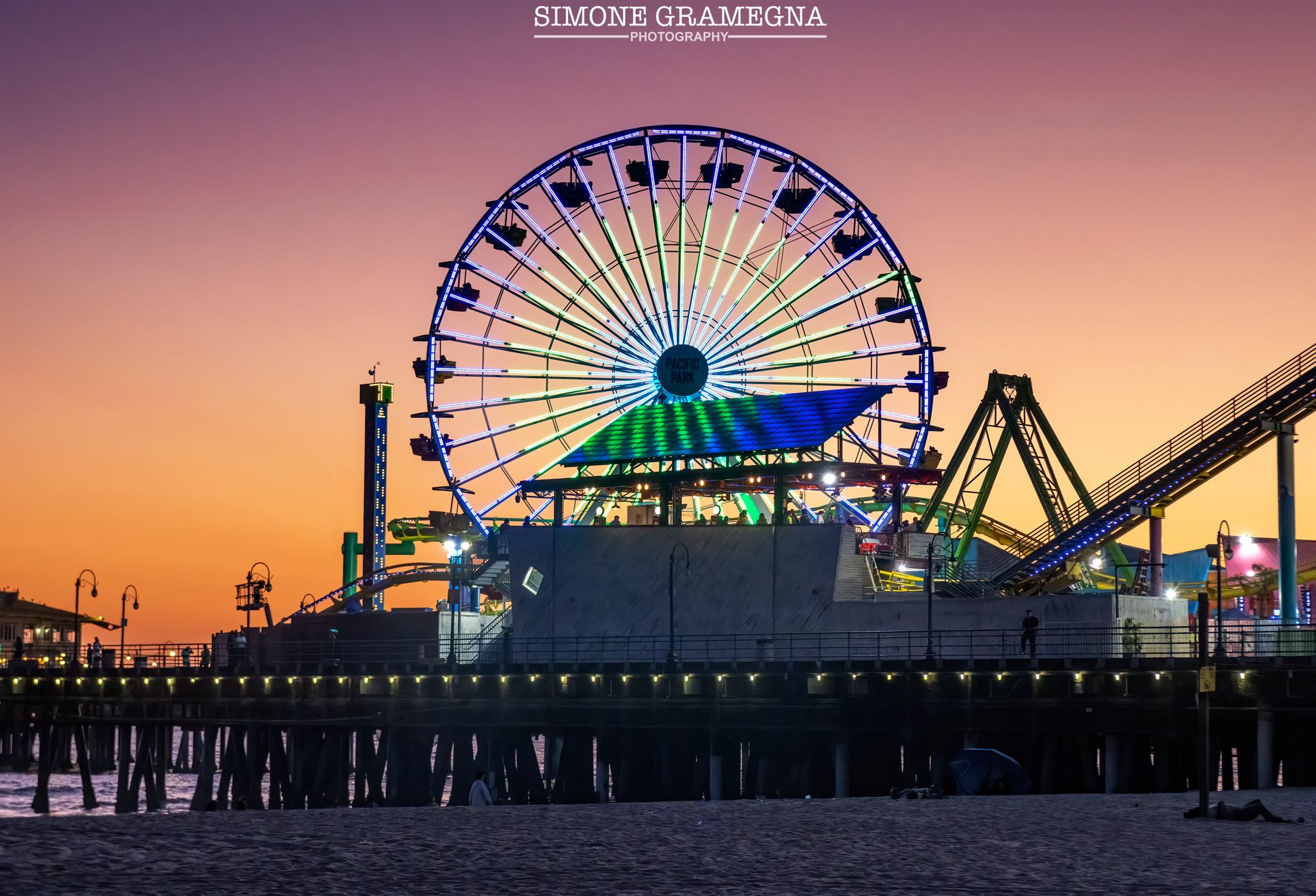 Santa Monica Pier, Los Angles, California, USA